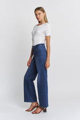 High Rise Wide Leg Comfort Fit