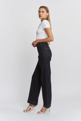 High Rise Wide Leg Split Seams