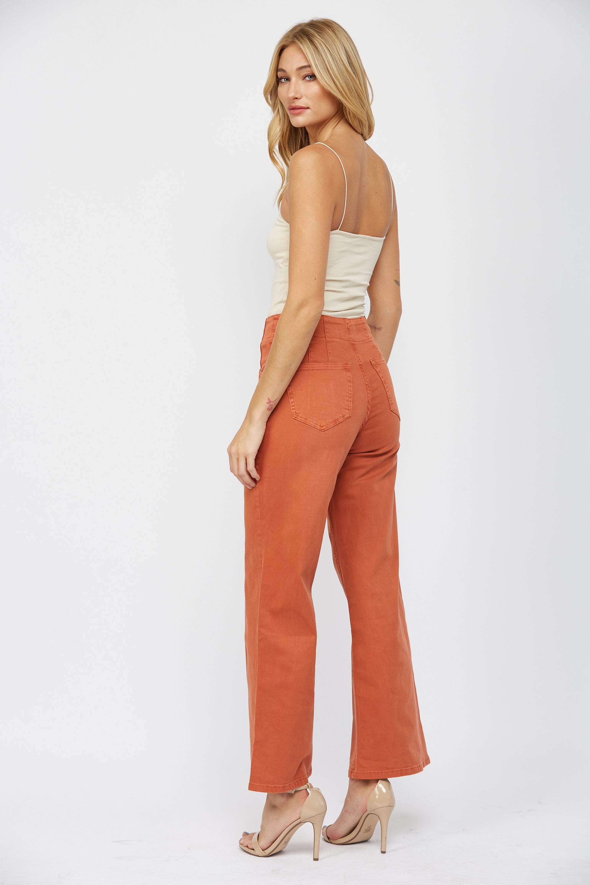 High Rise Wide Leg