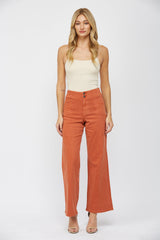 High Rise Wide Leg