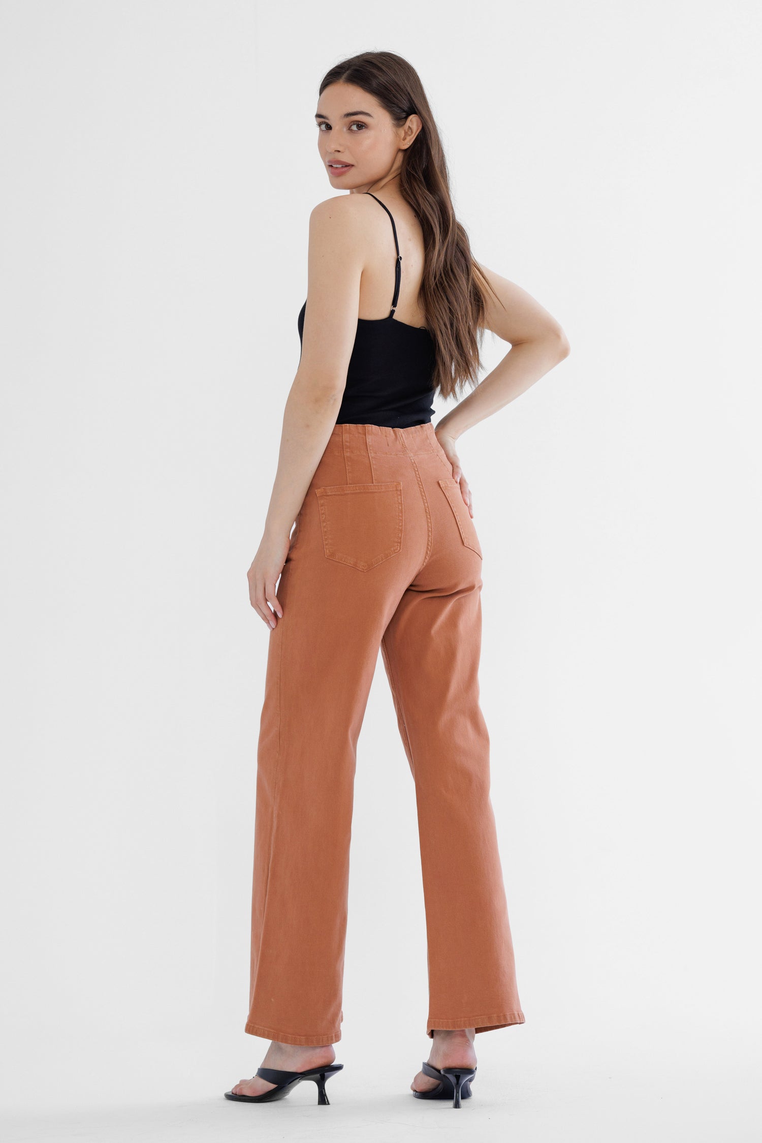 High Rise Wide Leg