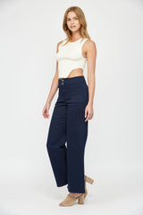 High Rise Wide Leg