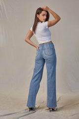 High Rise Wide Leg
