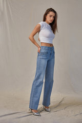 High Rise Wide Leg