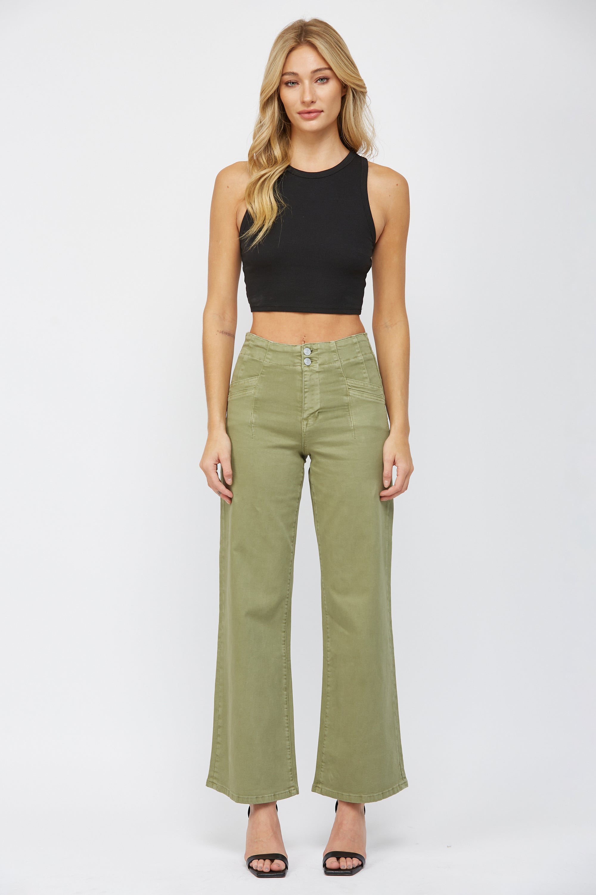 High Rise Wide Leg