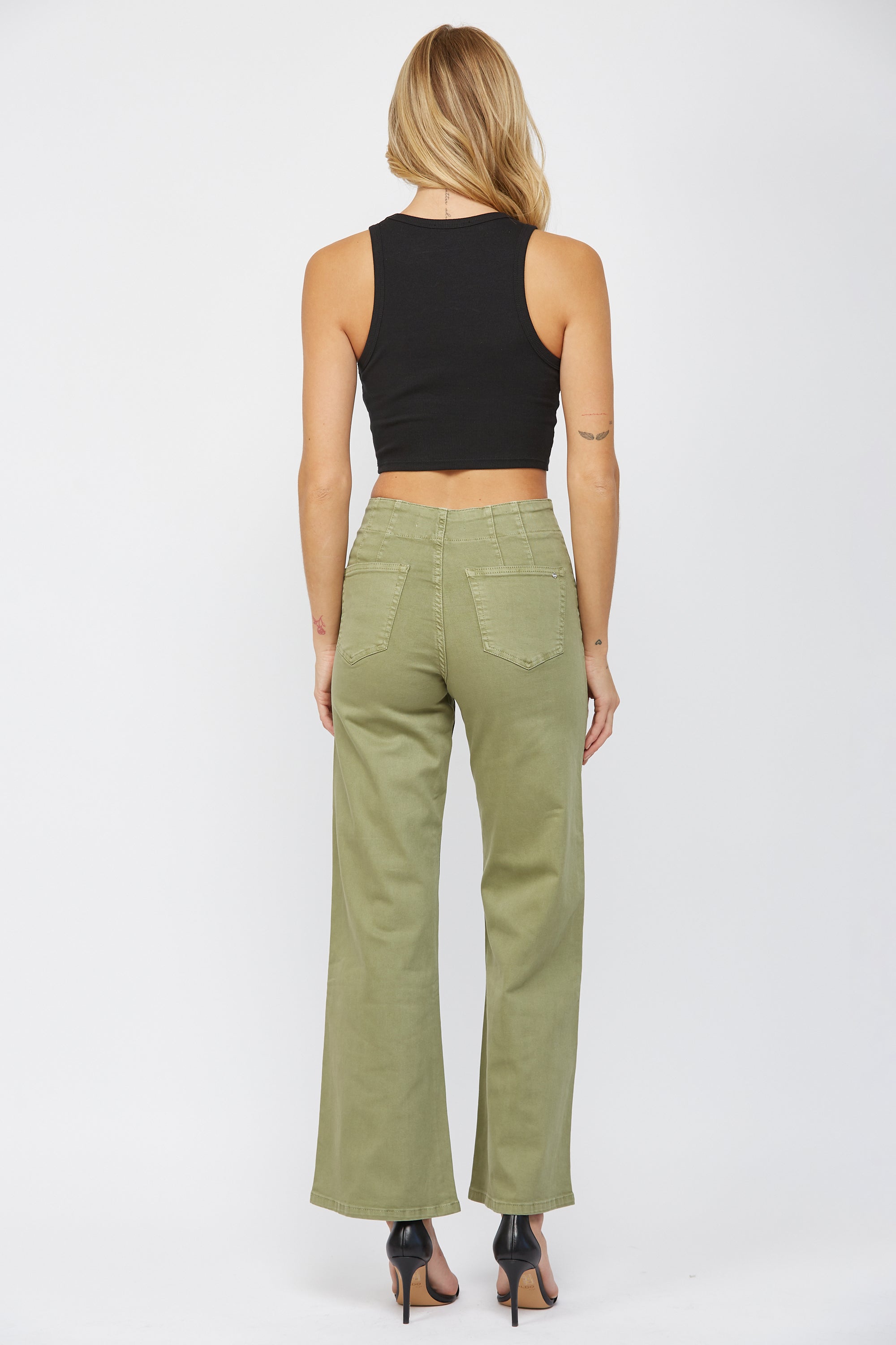 High Rise Wide Leg