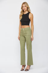 High Rise Wide Leg