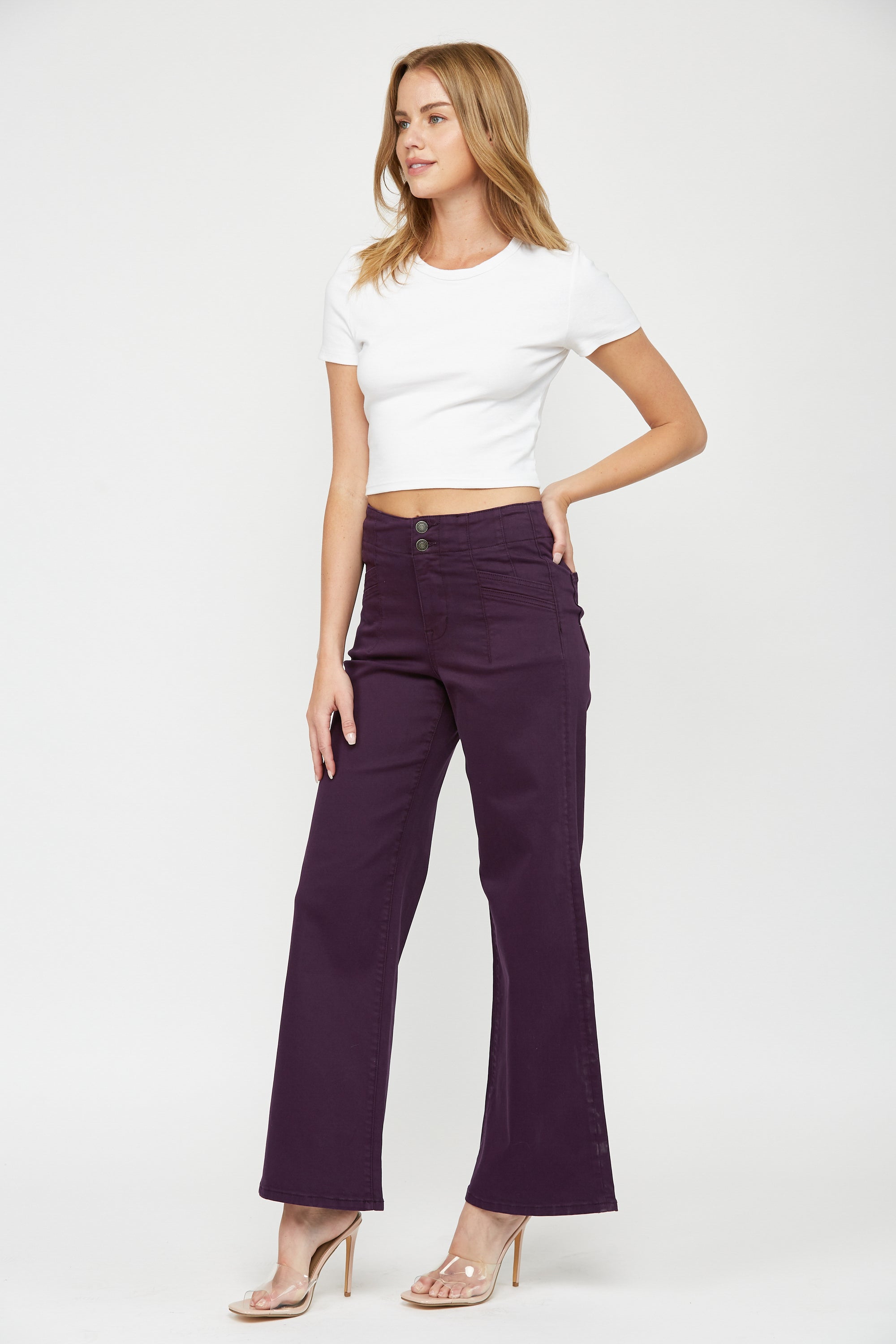 High Rise Wide Leg