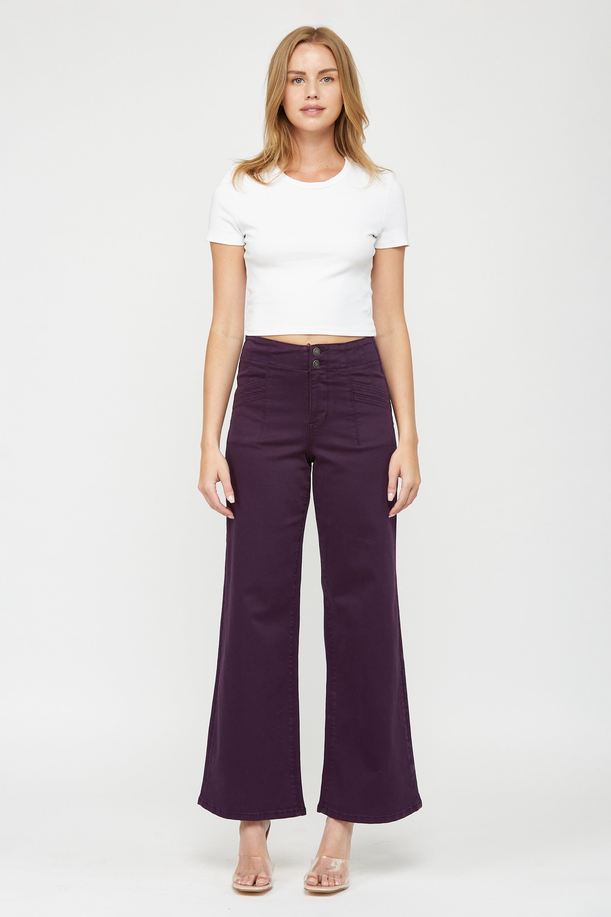 High Rise Wide Leg