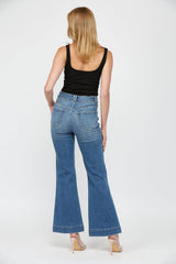 Super High Rise Skater Jeans With Front Flap Pocket