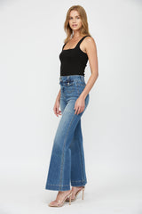 Super High Rise Skater Jeans With Front Flap Pocket