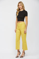 CROPPED WIDE LEG WITH FRONT POCKET