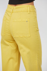 CROPPED WIDE LEG WITH FRONT POCKET
