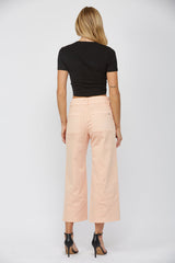 Cropped Wide Leg With Front Pocket