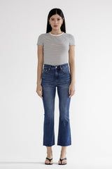 HIGH RISE CROPPED BOOTCUT LEG - TUMMY TUCK