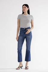 HIGH RISE CROPPED BOOTCUT LEG - TUMMY TUCK