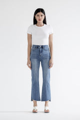 SUPER HIGH RISE BOOTCUT CROP - TUMMY TUCK