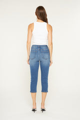 HIGH RISE EASY SKINNY CAPRI  - TUMMY TUCK