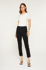 HIGH RISE CROPPED EASY SKINNY  - TUMMY TUCK