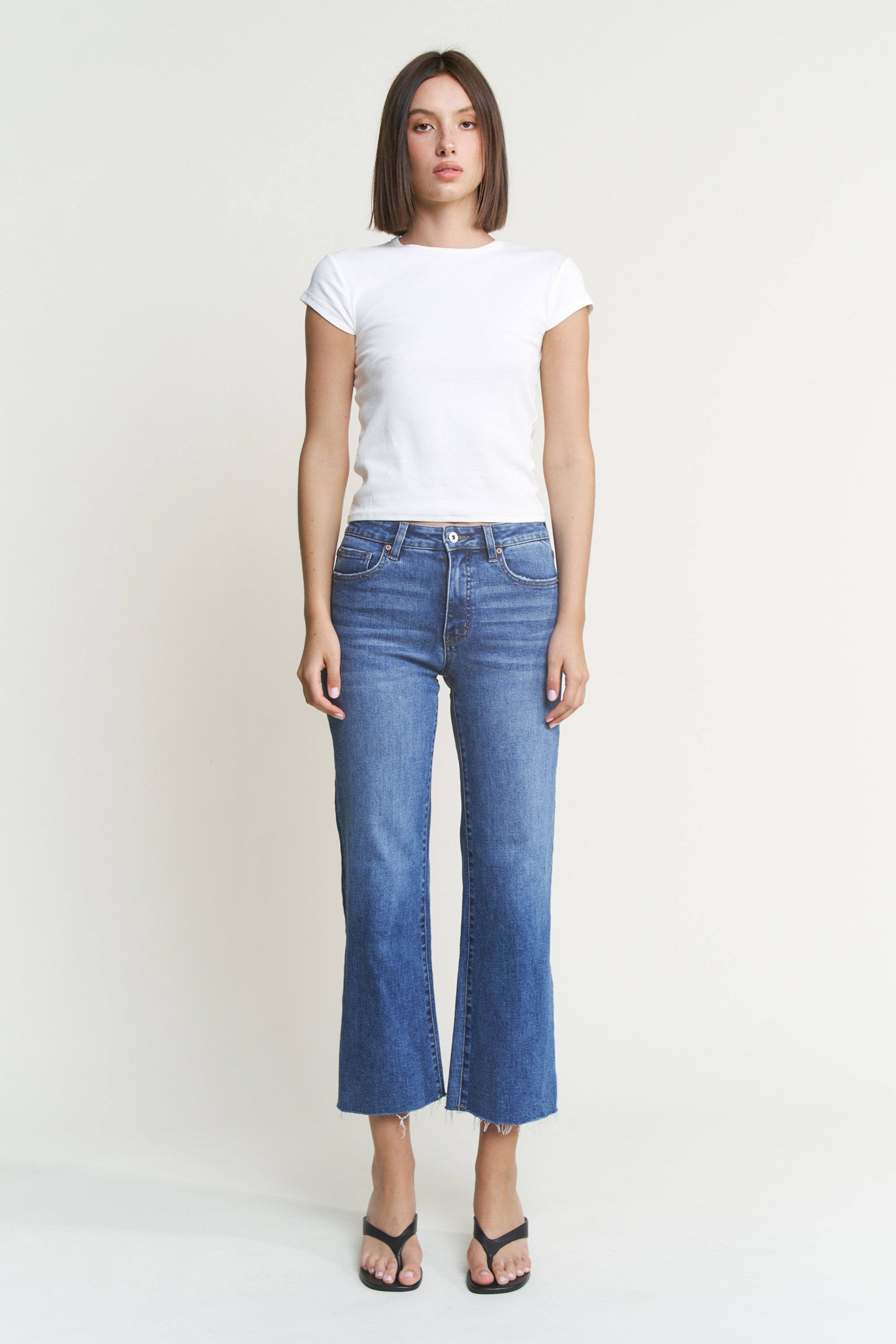 Mica Denim High Rise Wide Leg - Tummy Tuck Secondary image