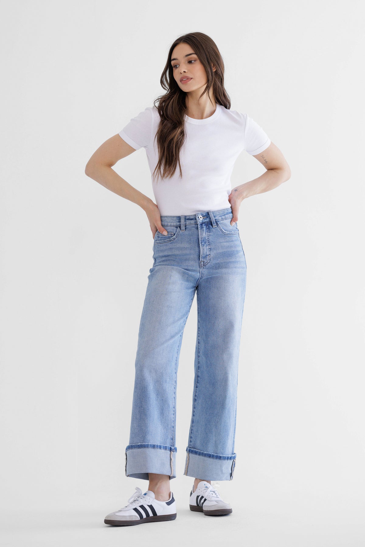 Super High Wide Leg - Tummy Tuck