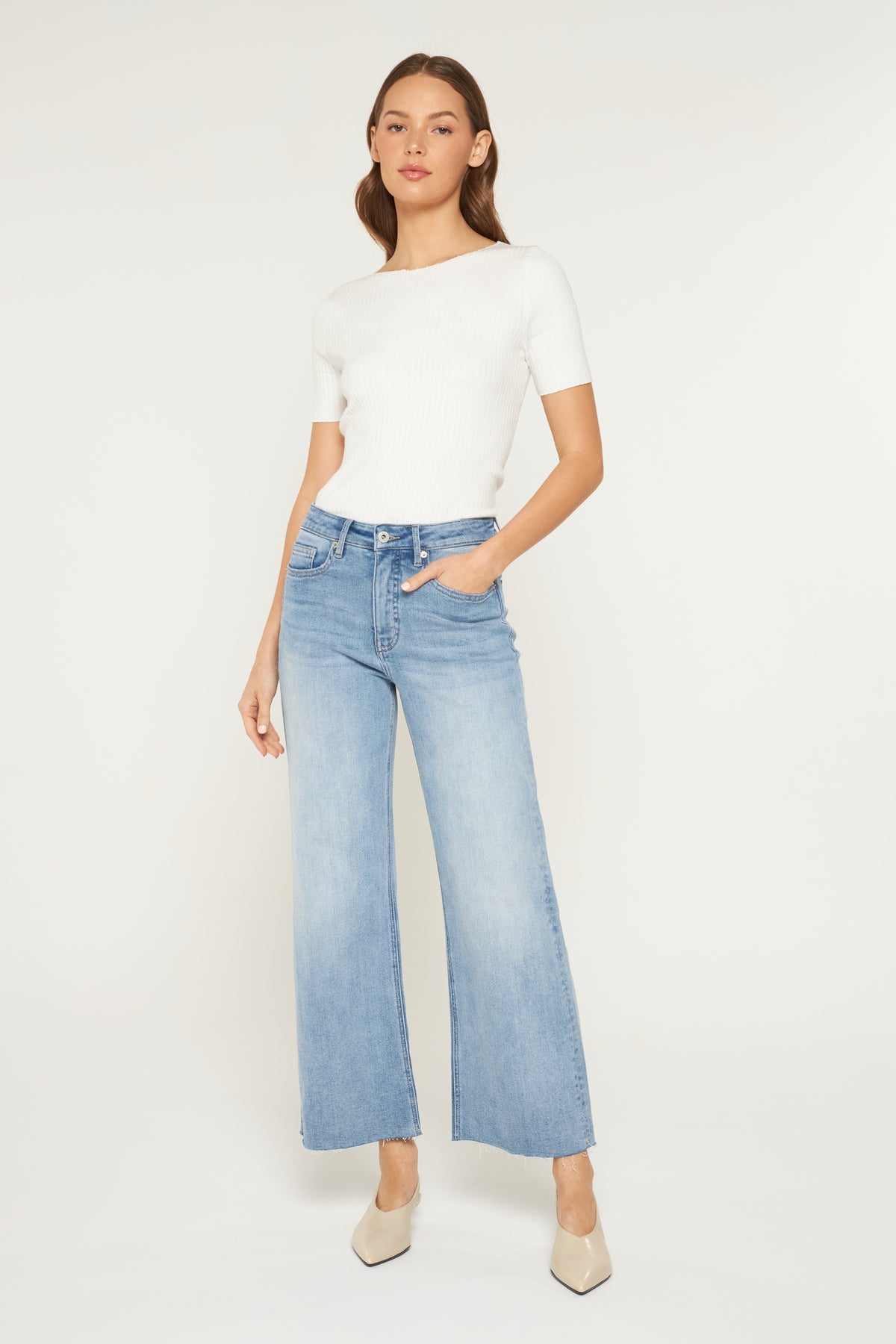 High Rise Wide Leg - Tummy Tuck