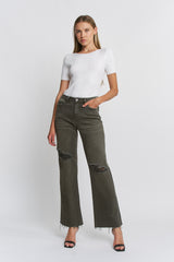 High Rise Wide Leg - Tummy Tuck