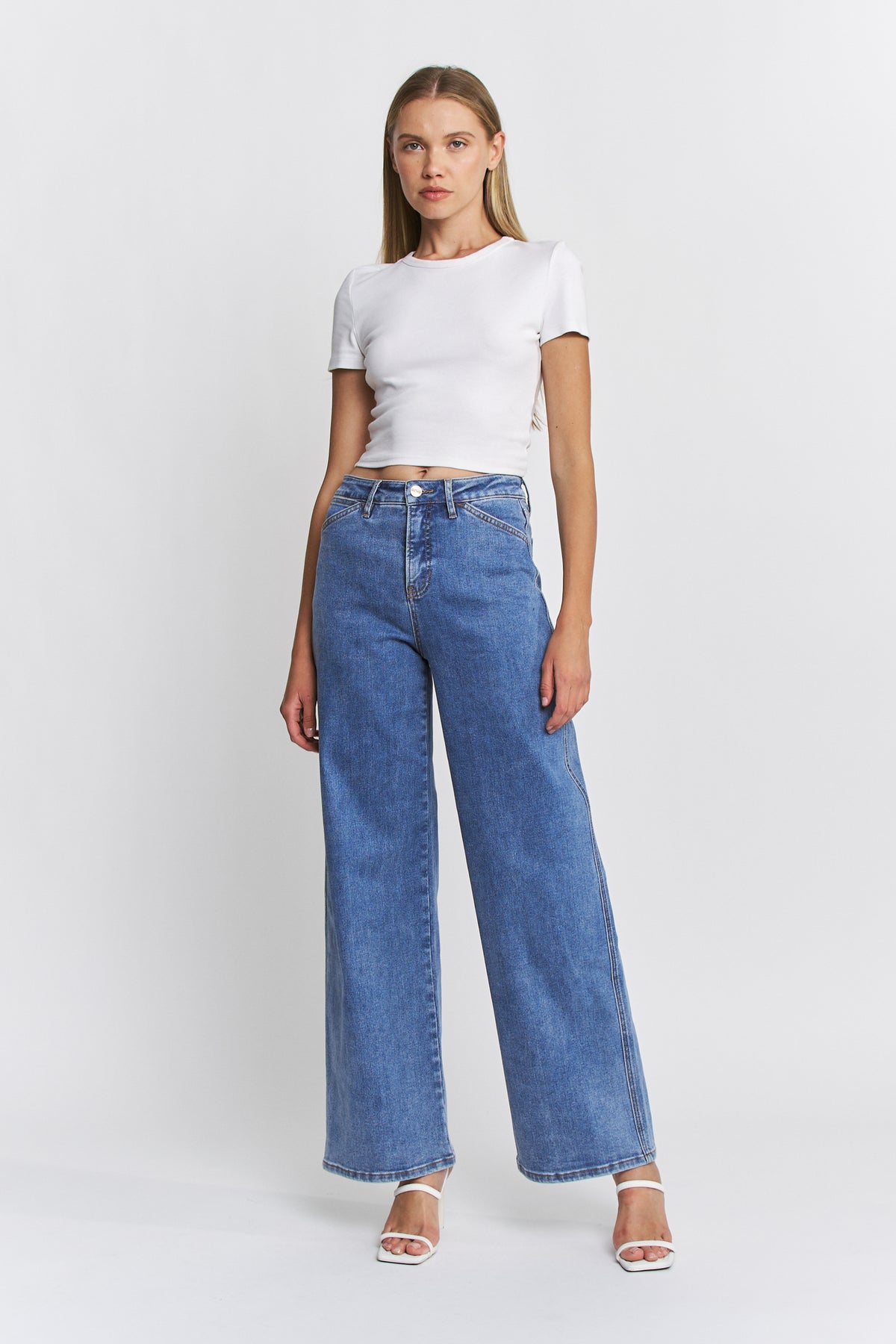 High Rise Wide Leg Tummy Tuck